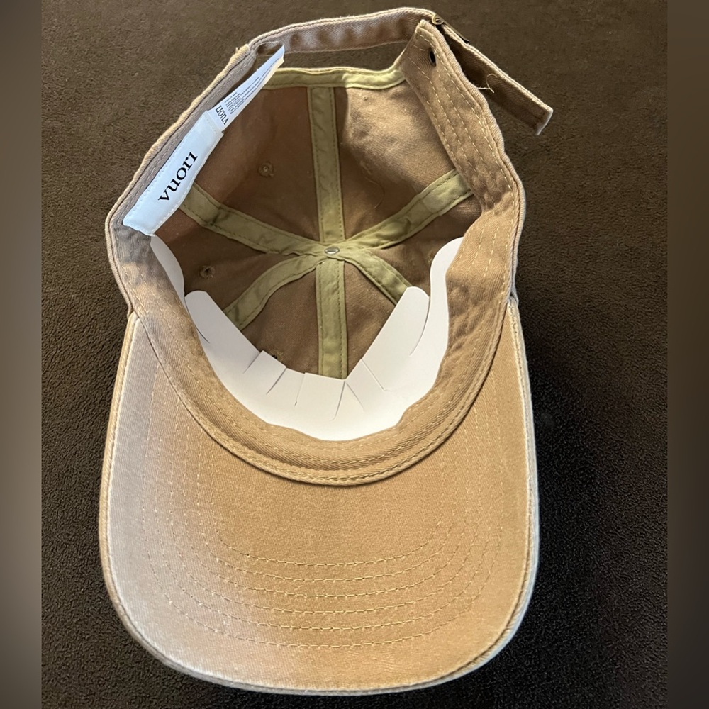 Vuori Beige Strapback Cap - image 5